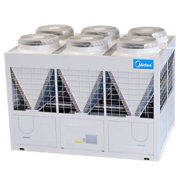 چیلـر اسکـرال حاره‌ای ماژولار با کندانسور هوایی ظرفیت اسمی 55 تن تبرید مایدیا